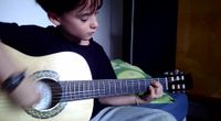 à 8 ans 3/4 il joue Wonderwall d'Oasis à la guitare by Balthazar à la guitare à 8 ans 3/4 il joue Wonderwall d'Oasis à la guitare by Balthazar à la guitare